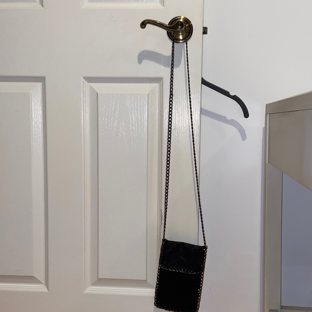 Black Bag with chain all around